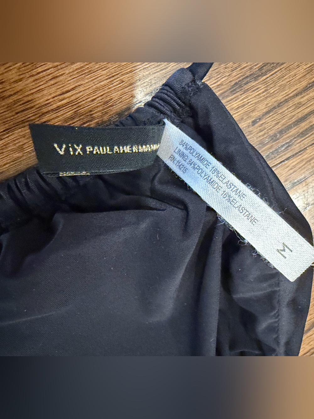 Vix Black Swim Triangle Top - Picture 3 of 3